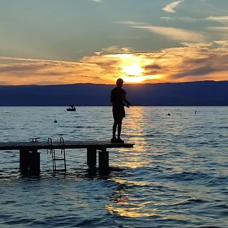 Le Ponton Du Leman - Acces Prive Au Lägenhet